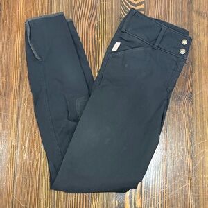 Black tailored sportsman breeches